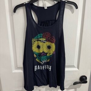 Badfish Graphic Skull Racerback Tank Top – Bella +‎ Canvas – XL NWOT